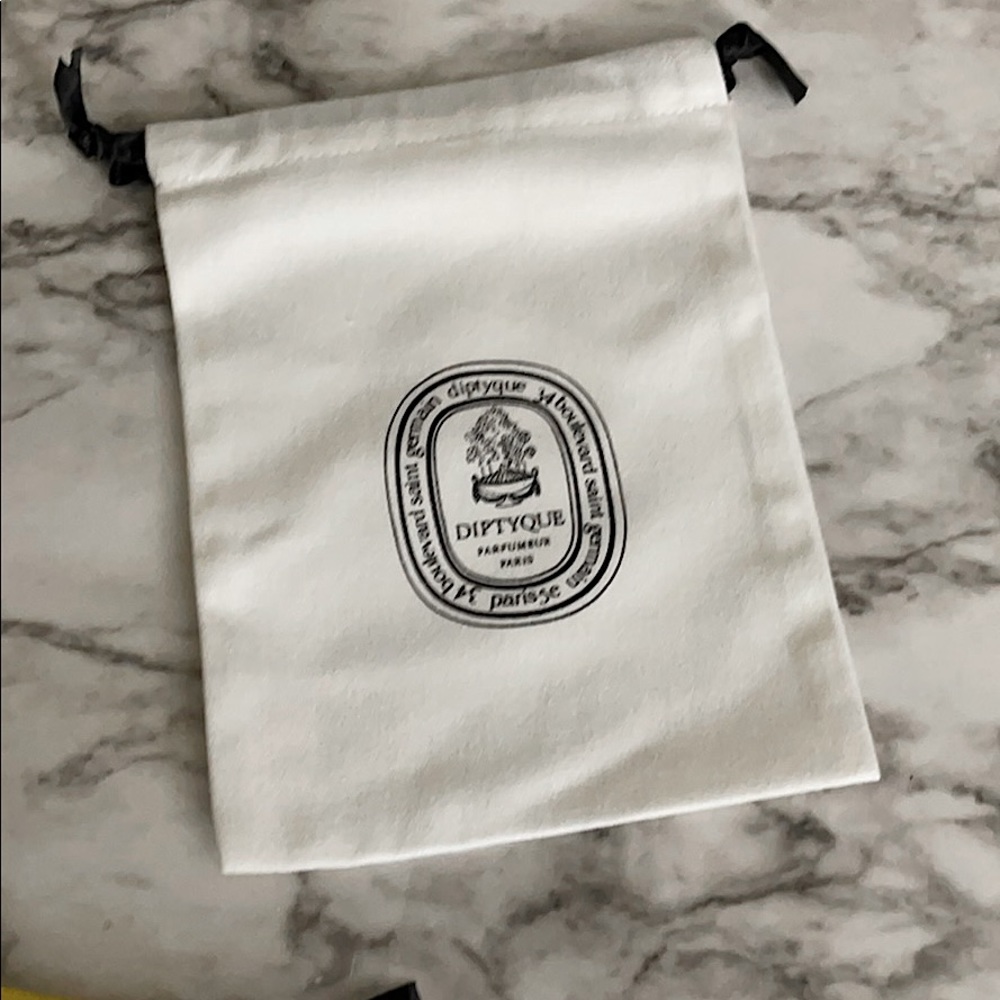 Diptyque White Pouch Bag (small)